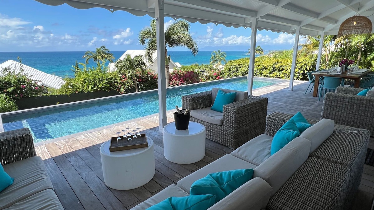 Grande-Terre House | Bagataye Villa - exceptional 180° view of sea and islands, 100 m from the sea