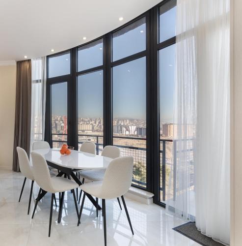 Tbilisi Apartment | Bagebi Views - Spacious Apartment with City Views