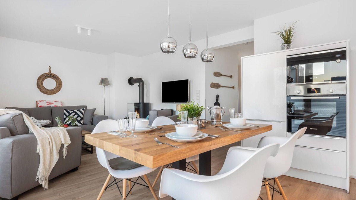 Olpenitz Apartment | Baltic Sea vacation apartment "New Port Lounge" with beach house feeling - dogs welcome