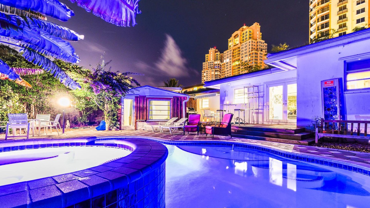 Dolphin Isles House | Bamboo House, Heated pool, Steps from the beach.