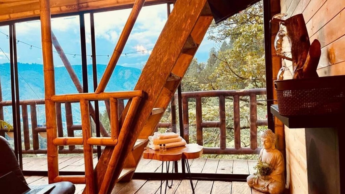 Medellin Cabin | Bamboo lodge Vista privilegiada a las montañas