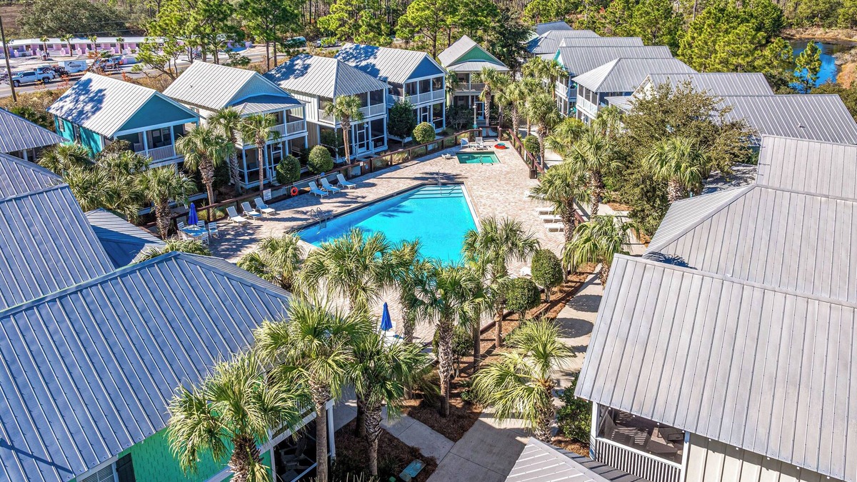 Port St. Joe Cottage | Barefoot Getaway is your perfect poolside paradise!n
