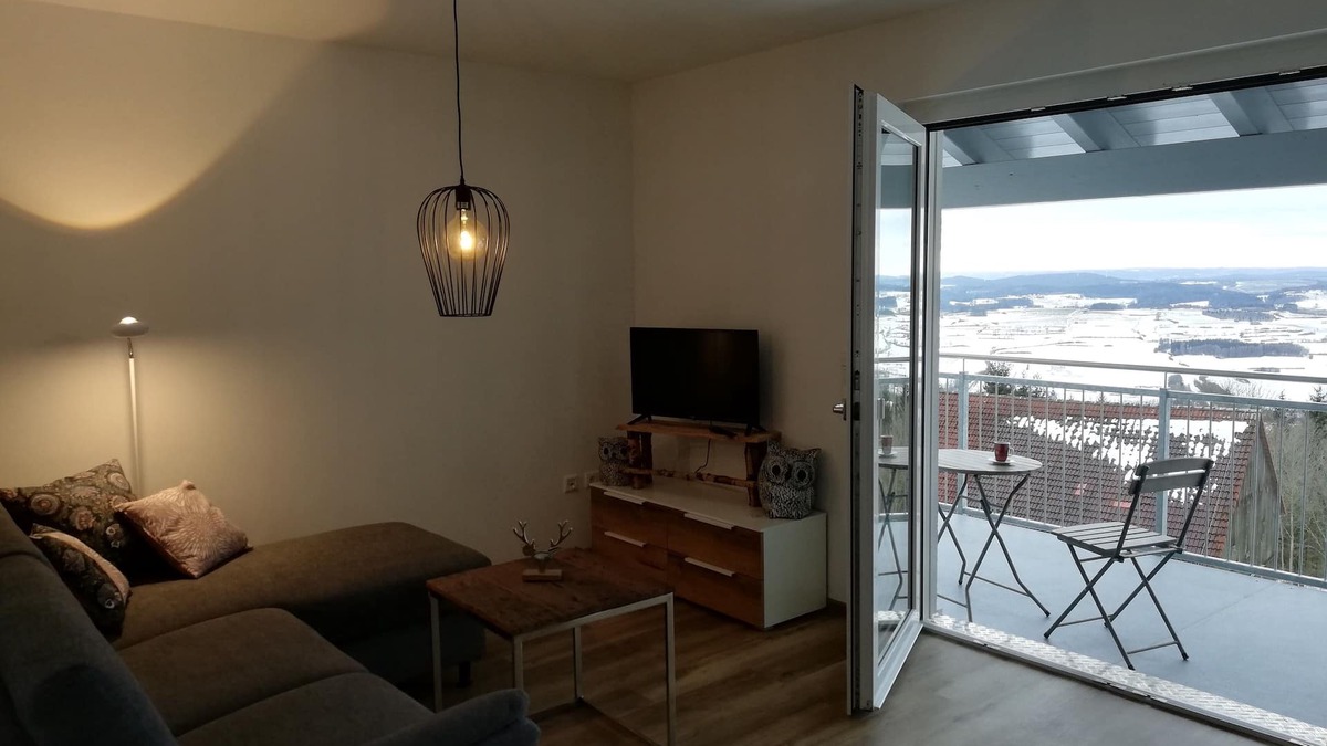 Marktrodach Apartment | Barrier-free 68sqm vacation apartment with two bedrooms in the Franconian Forest