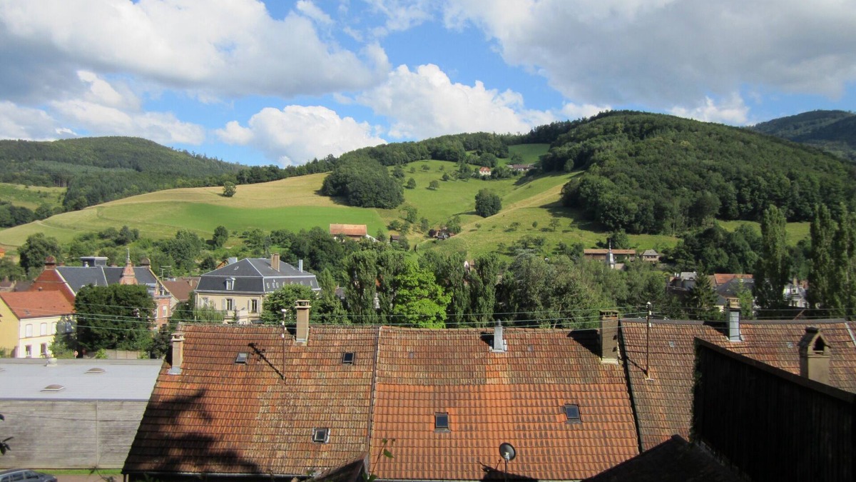 Sainte-Marie-aux-Mines Cottage | Bas House with courtyard + courtyard in Val D'Argent, central between Alsace.