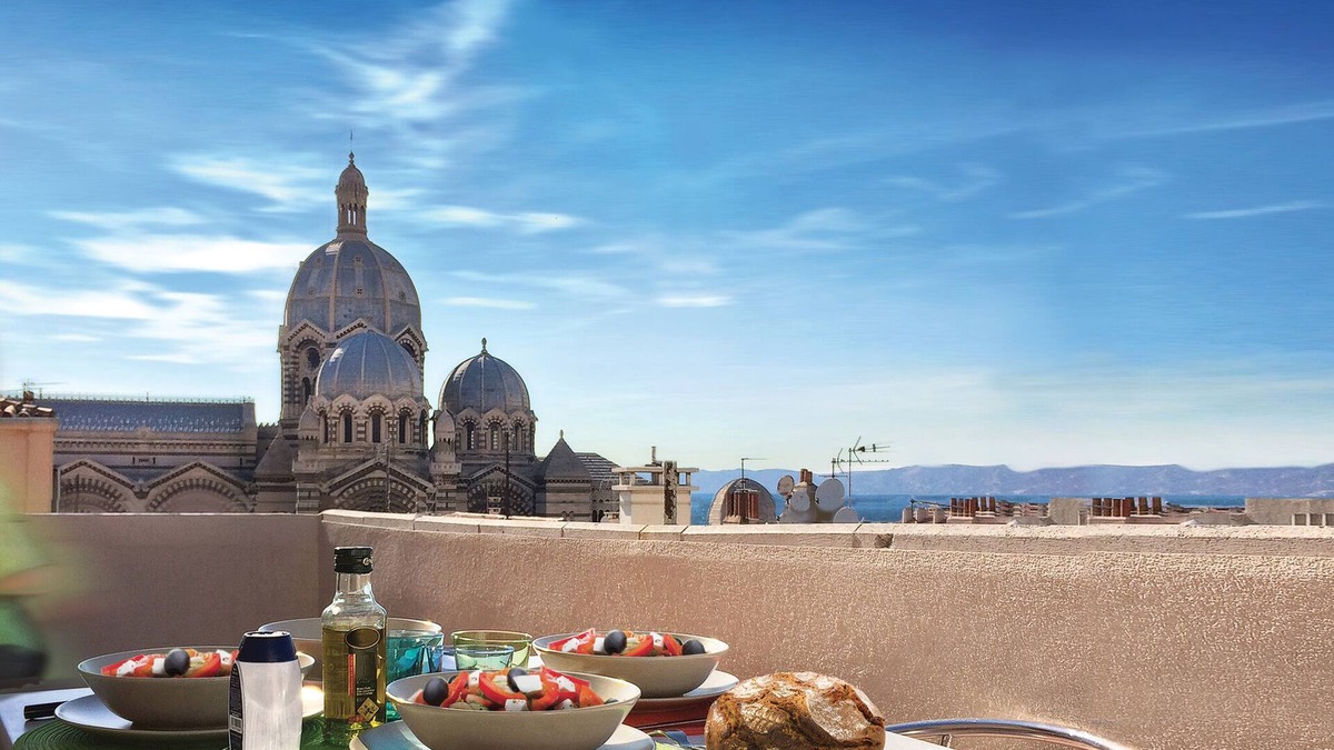 Quartier du Panier Apartment | BASKET 38+ 10m2 terrace facing the sea and Major/4 PLACES 300mMUCEM, 800mVIEUX-PORT