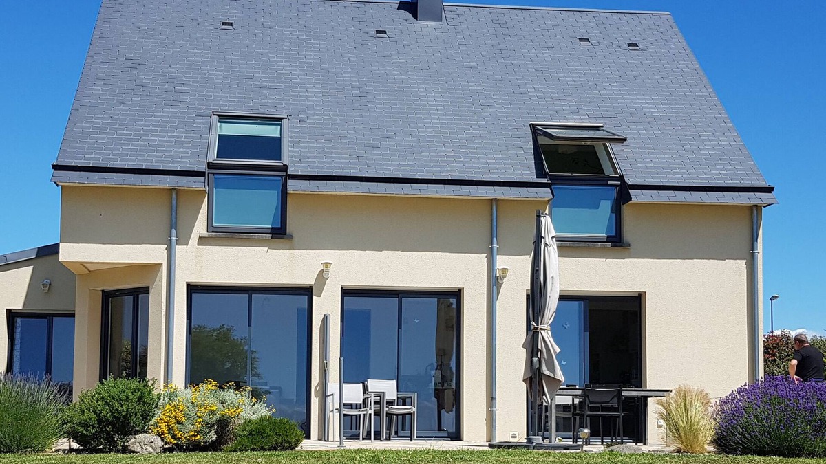 Dragey-Ronthon Villa | Bay view (8 pers max.) New house near sea.