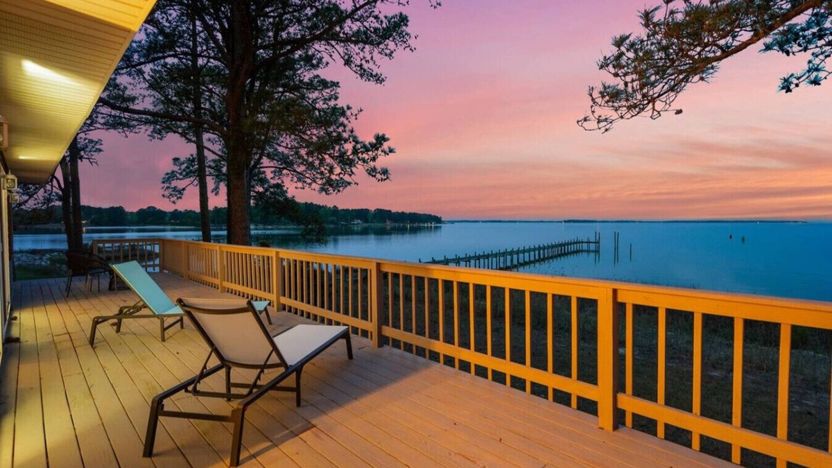 Hudgins House | Bayfront Escape, Private Dock, Large Deck, and Views!