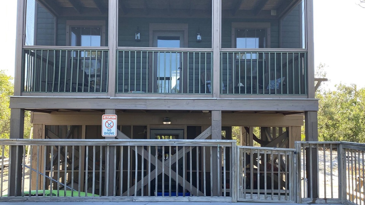 Port St. Joe House | Bayfront house with dock and pool. Enjoy spectacular views of St Joe Bay.