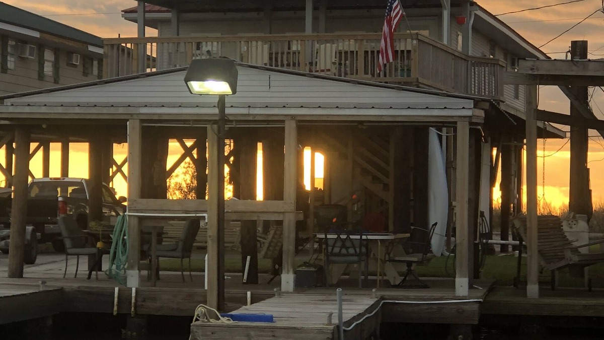Chauvin House | Bayouside fishing camp with private launch
