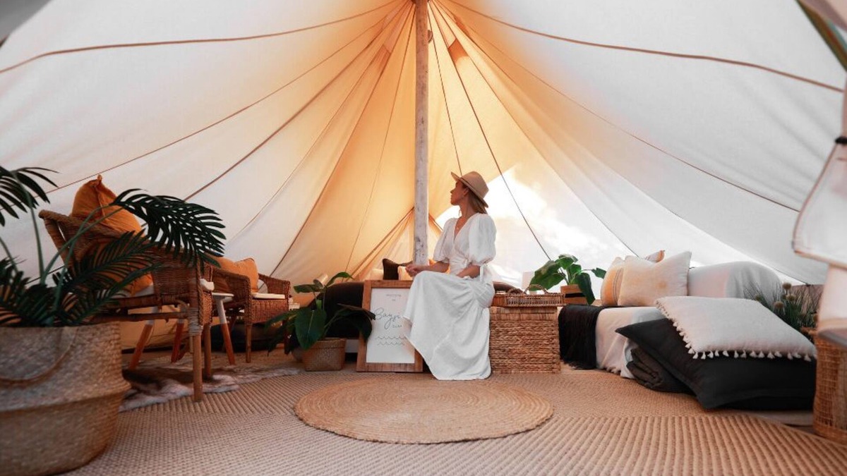 Warrenben House | Bayside Glamping;s Tent - Romantic Coastal Retreat in Marion Bay