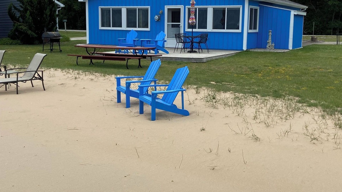 Oscoda House | Beach Blessings is a Cozy Home On Lake Huron Beachfront Sugary Sands Oscoda, MI.