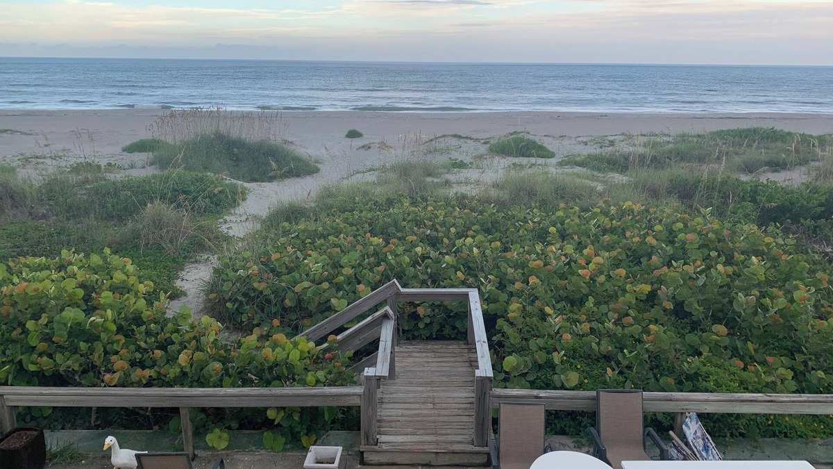 Cocoa Beach Condo | Beach Condo - Less than 75 steps from door to sand!