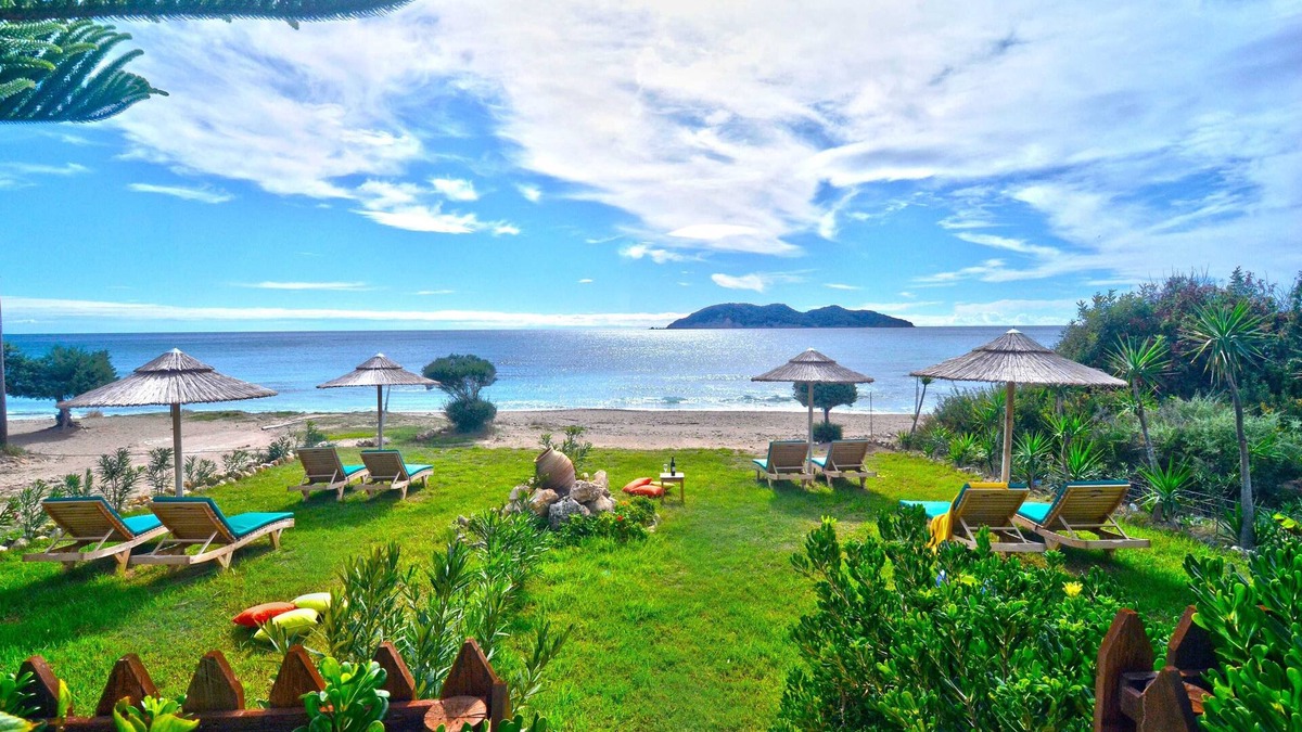 Vasilikos Villa | Beach front "Andriana Villa" with mini pool and spa