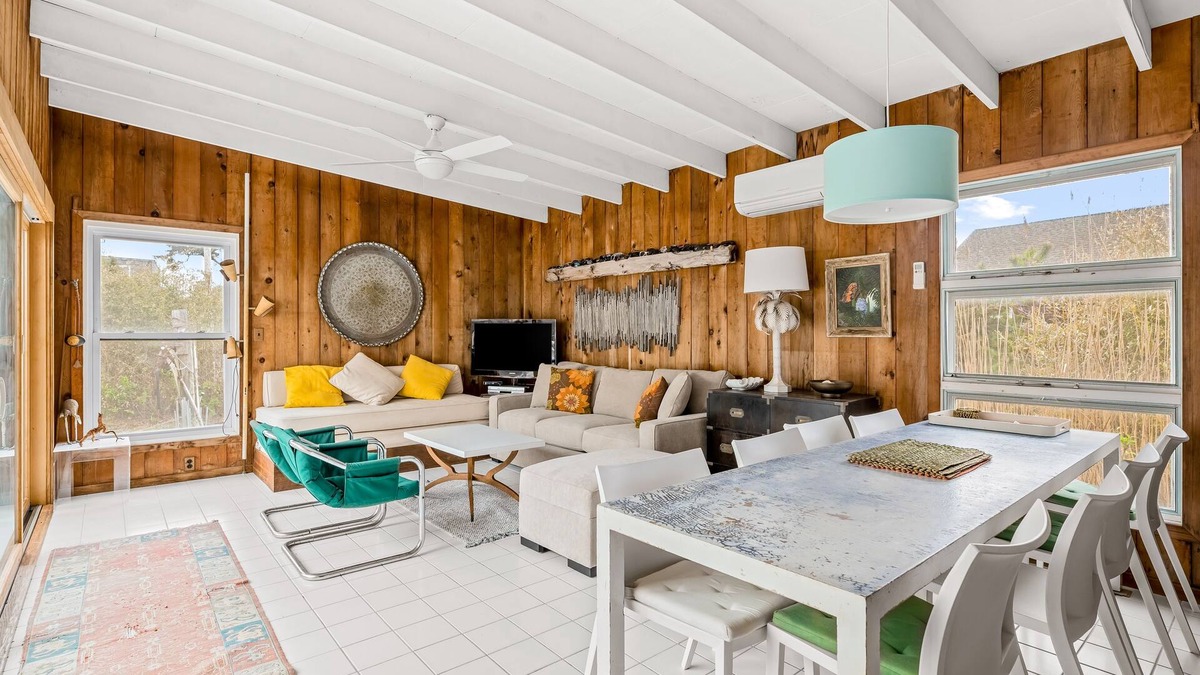 Ocean Bay Park House | Beach vacation with deck, gas grill, hot outdoor shower, kitchen, & washer/dryer