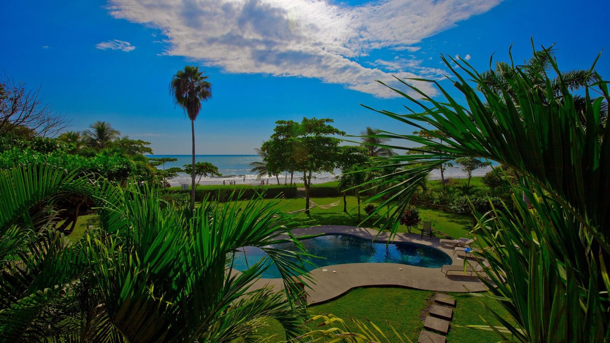 Carmen Villa | Beachfront 5 Bedroom-4 Bath Two Story Villa. Pool, surf and sand right here