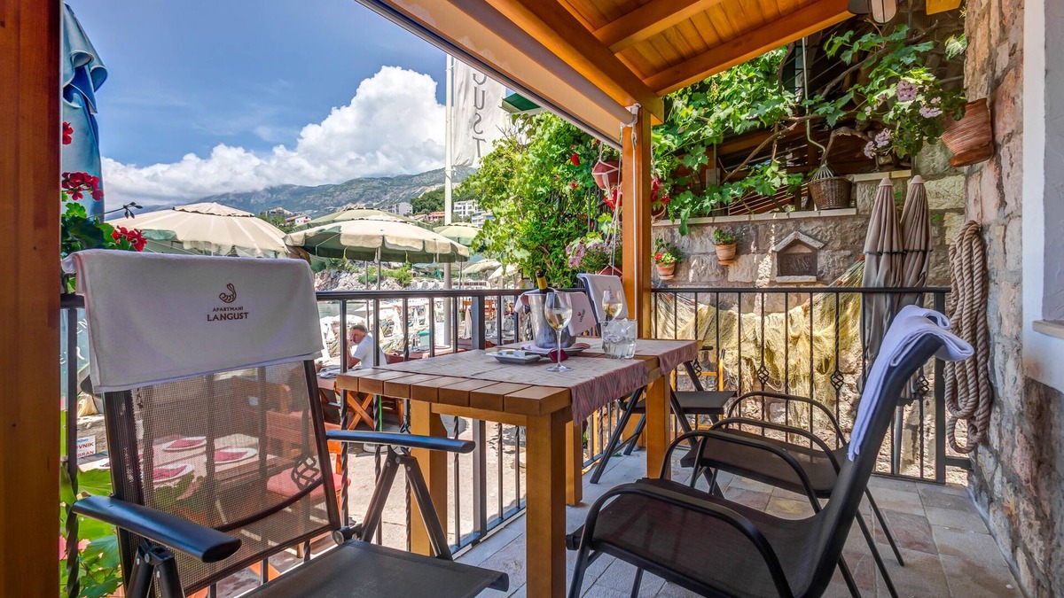 Sveti Stefan Apartment | Beachfront 2BR Apartment with Terrace & Sea View