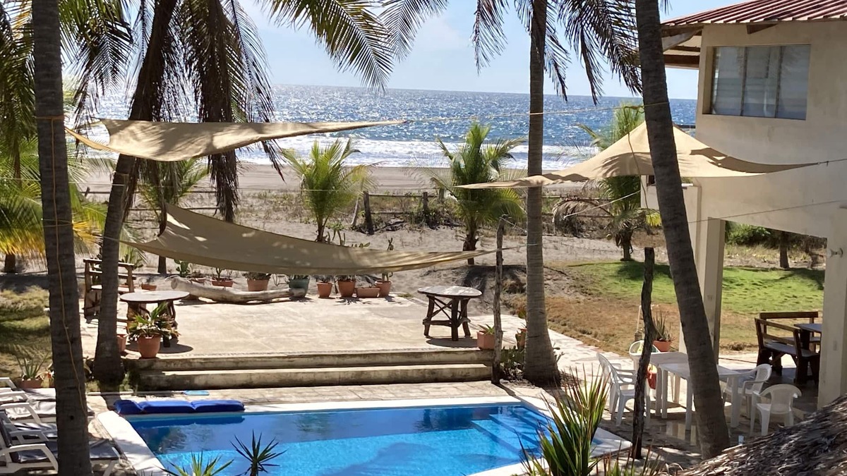 Barra de Santiago House | Beachfront 4 bedrooms 4 bath for a great vacation.