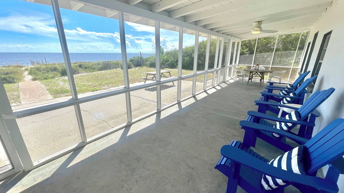 Alligator Point House | Beachfront bungalow with private direct beach access. Sleeps 8. Pet friendly!