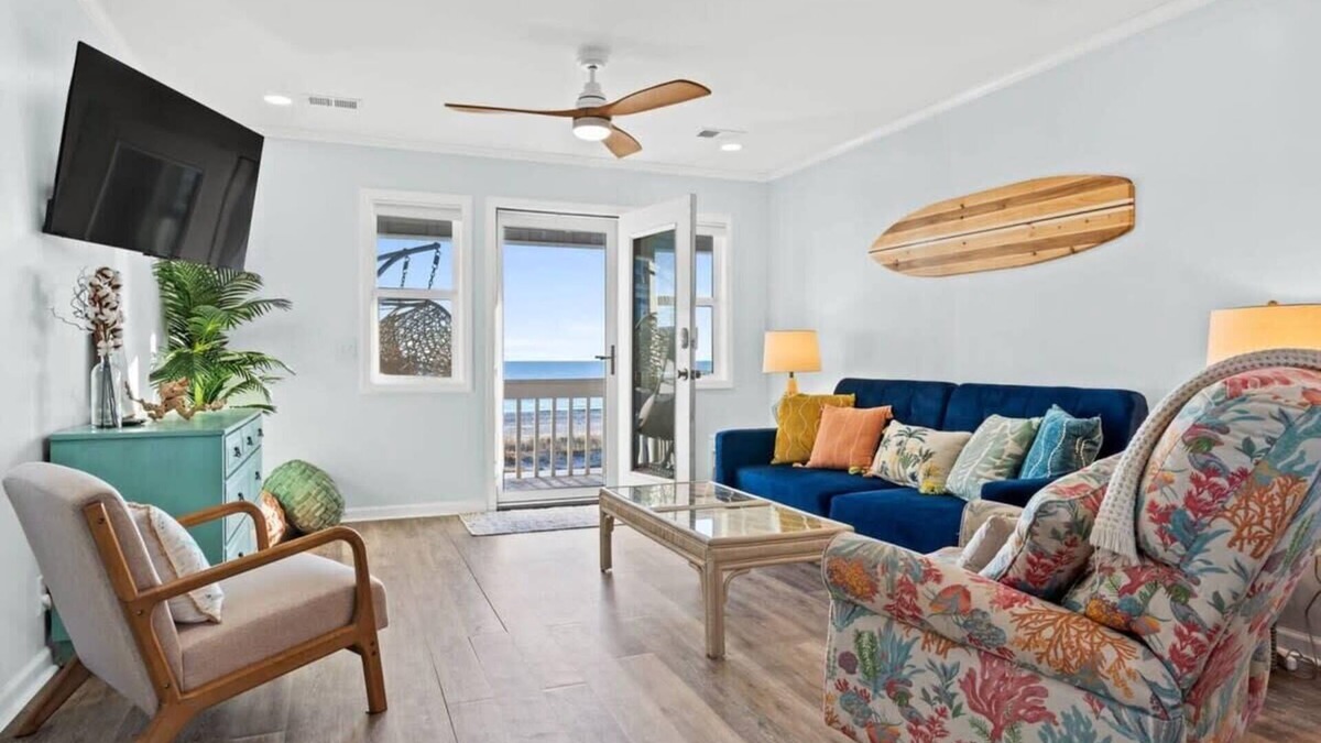 Ocean Isle Beach Condo | Beachfront Condo & Pool Access | Summer Getaway