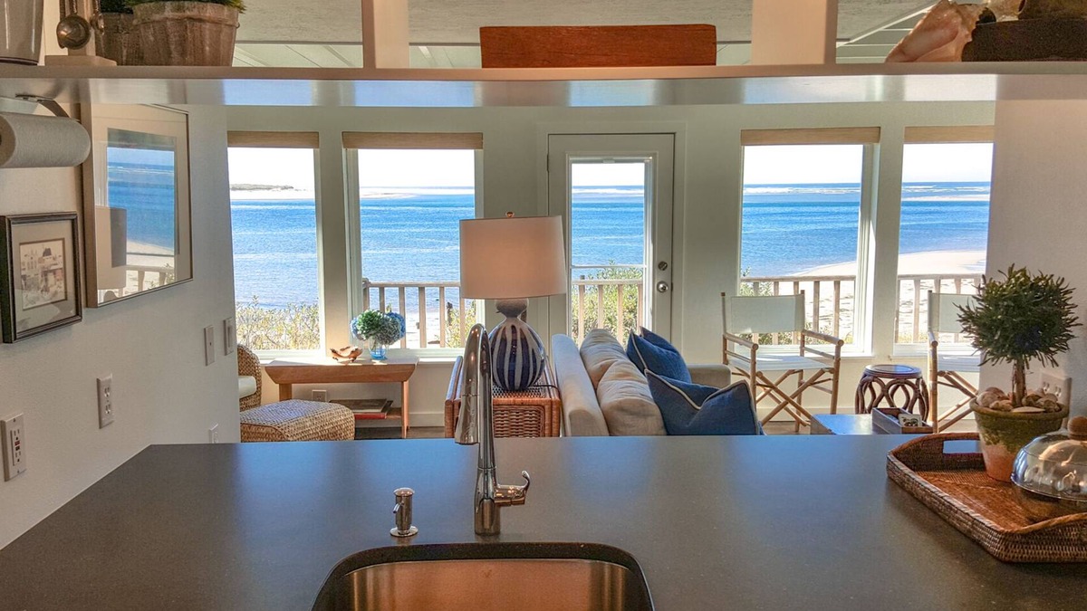 Happy Camp Hideaway Cottage | Beachfront home with private yard and Unbeatable Bay and Ocean views!