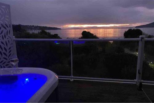 White Beach House | Beachfront House - Hot Tub, Ocean Views, Private Beach Pathway
