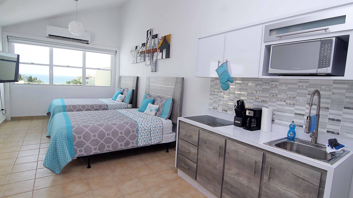 Jobos Apartment | Beachfront Modern Loft with Large Private Terrace
