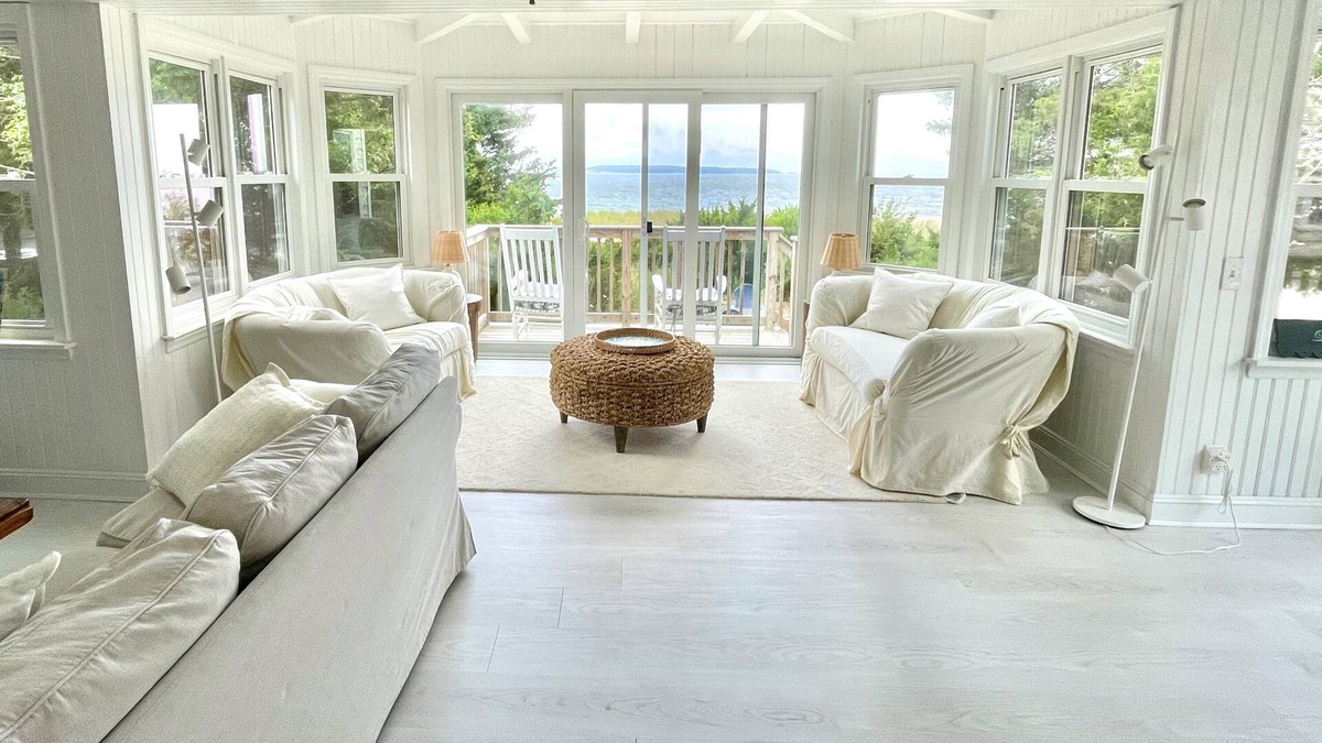 Cutchogue House | Beachfront North Fork Escape on Nassau Point, rare August availability