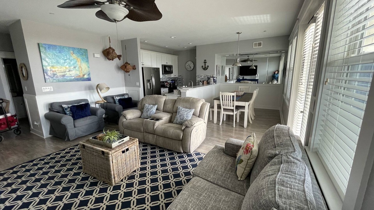 Red Fish Cove Condo | Beachfront, top floor condo steps away from Pointe West Beach Club and beaches.