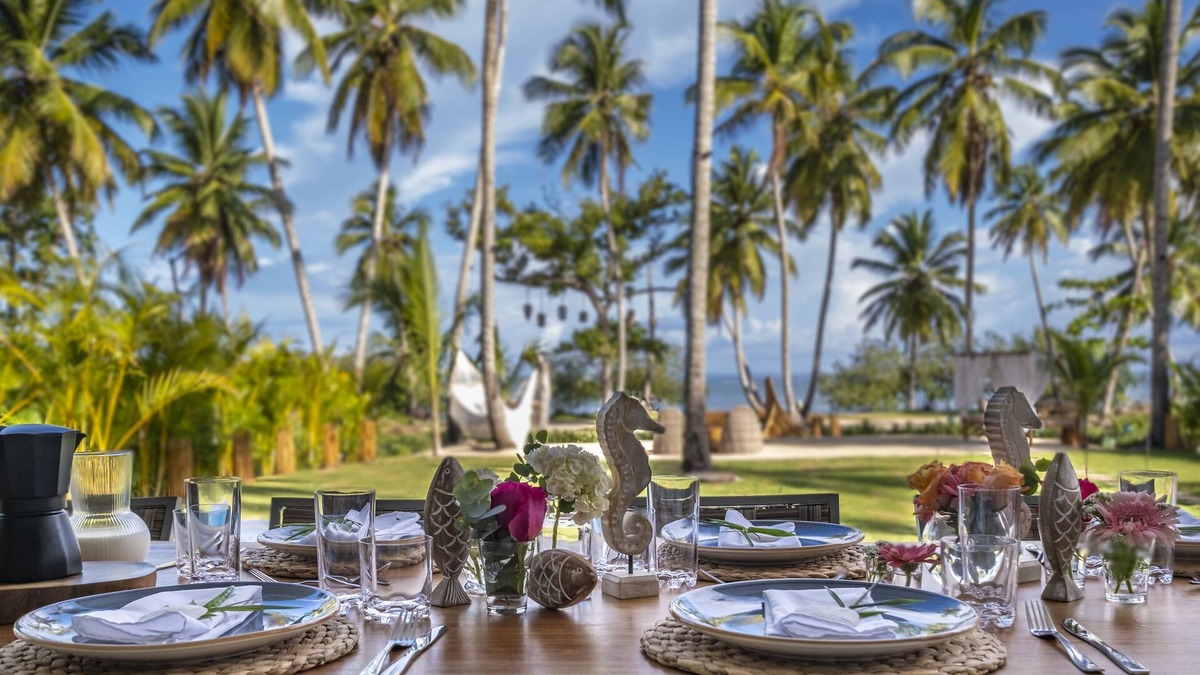 Las Terrenas Villa | ★ BEACHFRONT TOP LUXURY VILLA, Full Service incl ★