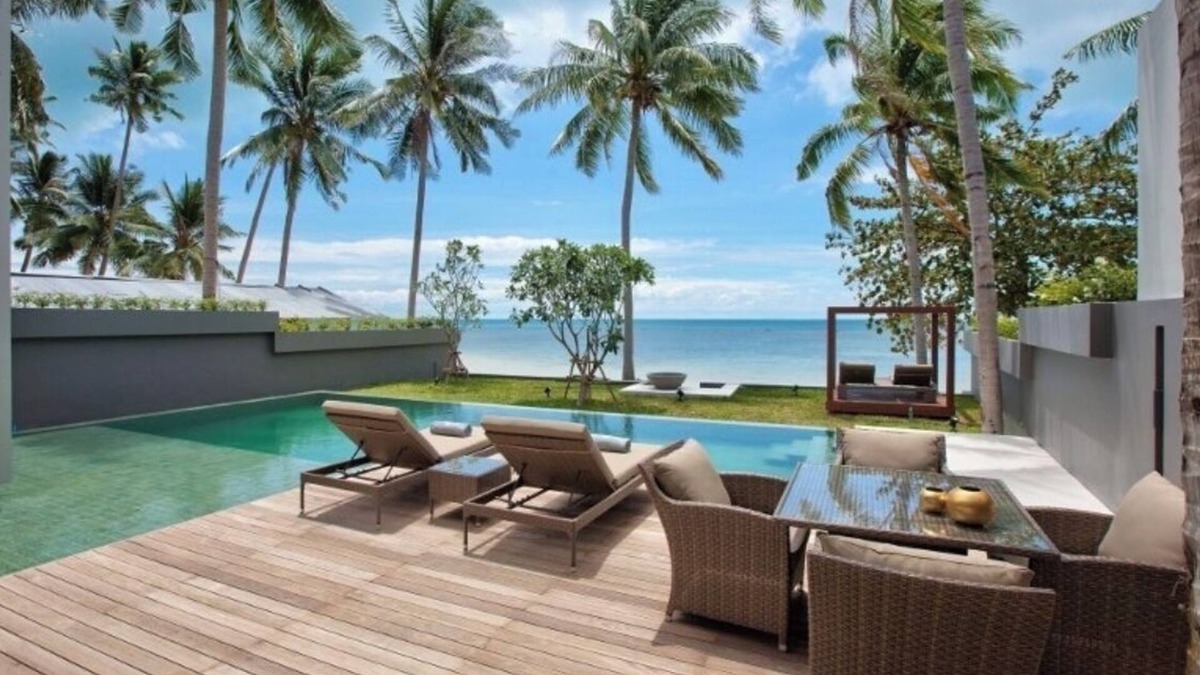 Mae Nam Villa | Beachfront Villa, Bang Por Beach, 3 Bedrooms, Private Pool, Housekeeper included
