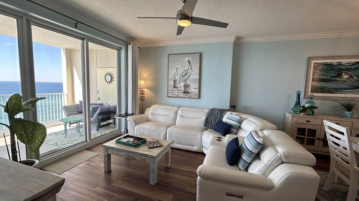 Bid-a-wee Beach Condo | ☀️Beachfront with FAB Views-Gulf Front Indoor/Outdoor Pool-2BR Ocean Reef 1203☀️