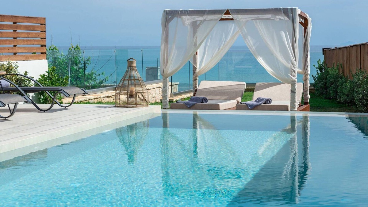 Psarou Villa | Beachfront Zante Villa | Villa Mare | 3 Bedroom | Private Pool | Psarou