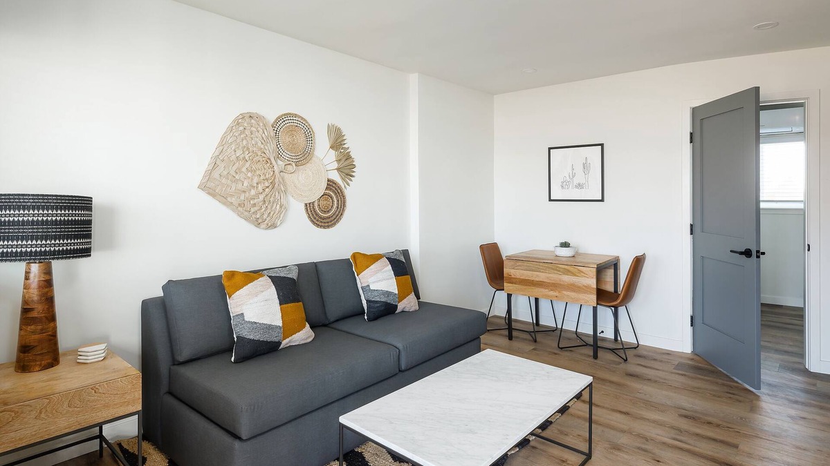 Oceanside Condo | Beachside Queen Suite Steps from the Sand (205)
