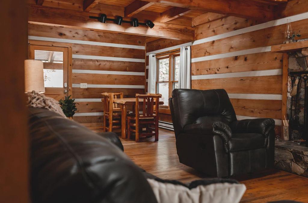 Purlear House | Bear Creek at 36 North Cabin - Fireplace