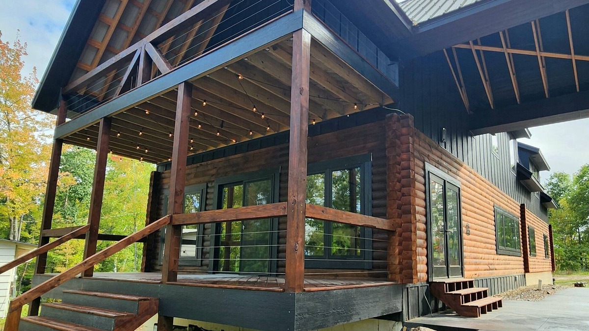 Pine River Cabin | Bear Paw Cabin on the lake, with private water access, quiet getaway sleeps 10