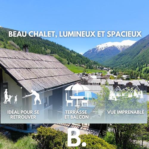 Abries Ski Chalet | Beau chalet 15p - Abriès - Parc naturel du Queyras