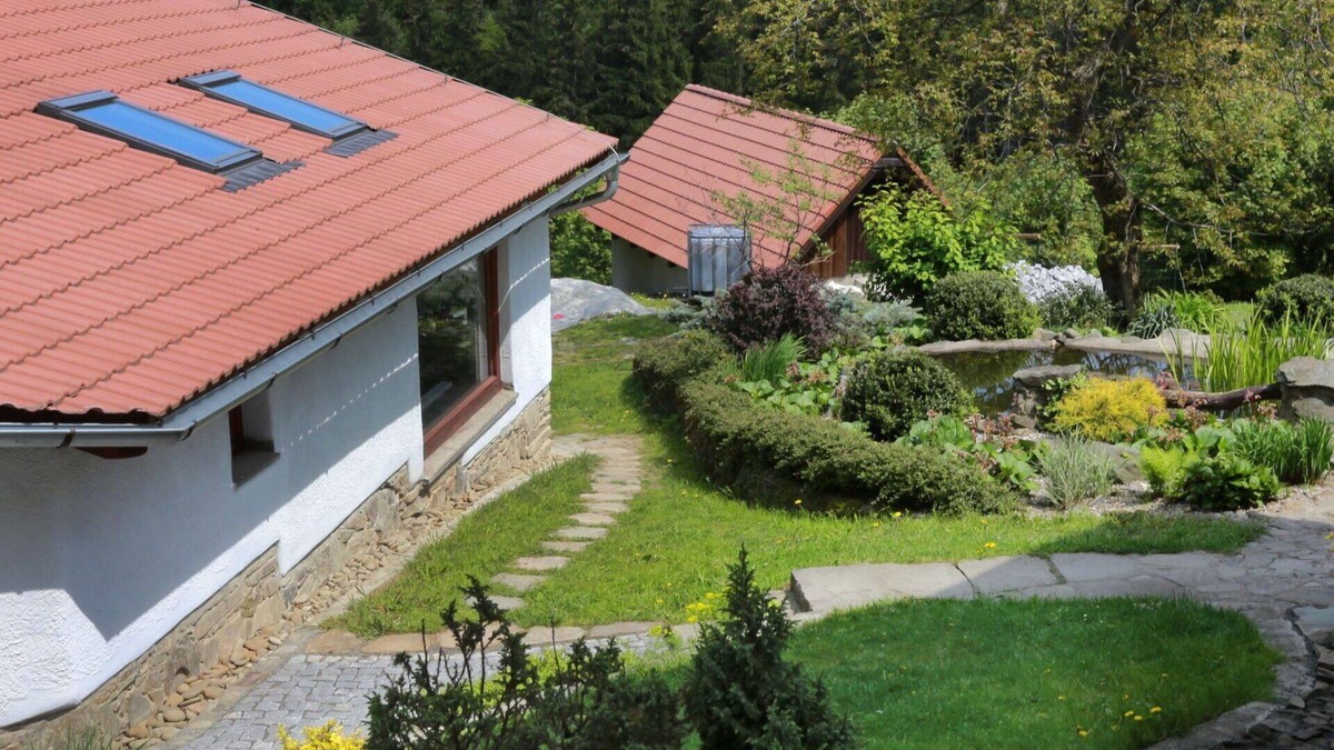 Lhotka House | Beautiful private villa for 12 people with WIFI, TV, terrace, panoramic view and parking