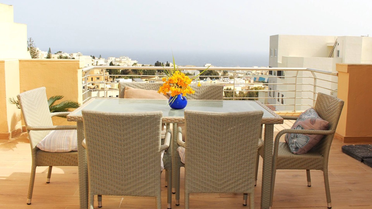 Swieqi Apartment | Beautiful 2 Floor Penthouse With Fabulous Views