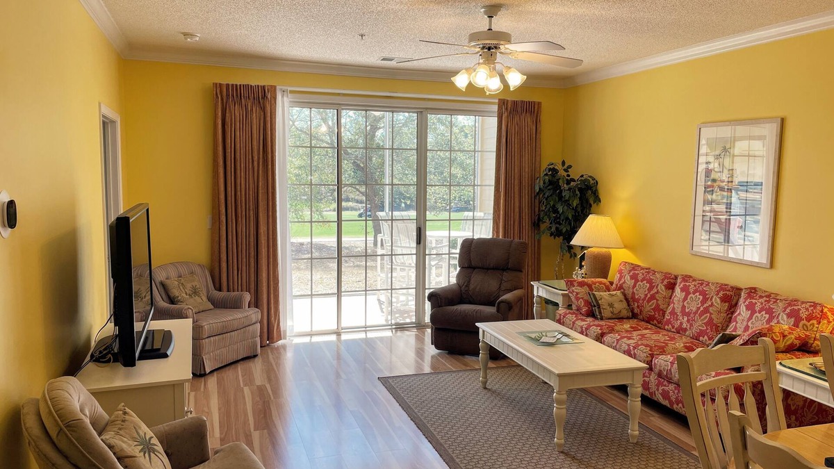 North Myrtle Beach Condo | Beautiful 2BR Condo Barefoot Resort & Golf, Ground Flr, 2 Pools, Close to beach!