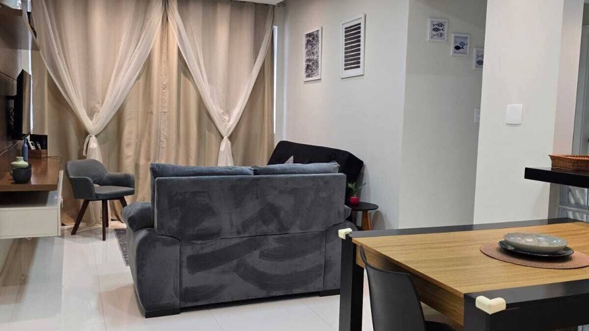 Aparecida Apartment | Beautiful apartment in Santos, just a few steps from the beach and close to Praiamar Shopping Mall