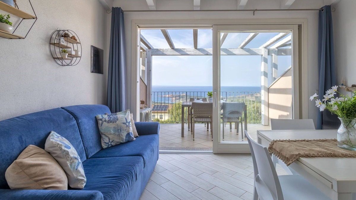 Paduledda Apartment | Beautiful apartment for 4 guests with pool, A/C, TV, terrace and pets allowed