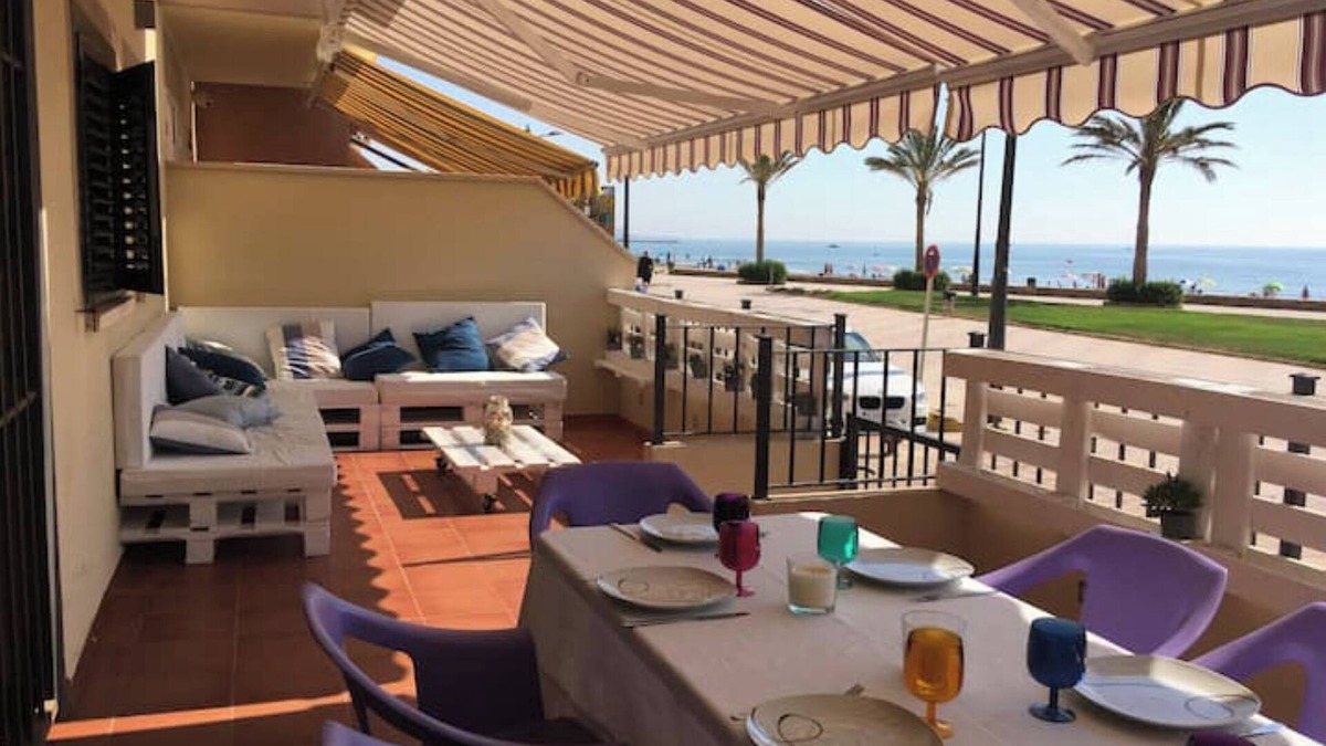Port Saplaya Apartment | Beautiful apartment with large terrace on the beach in Porto Zaparaya
