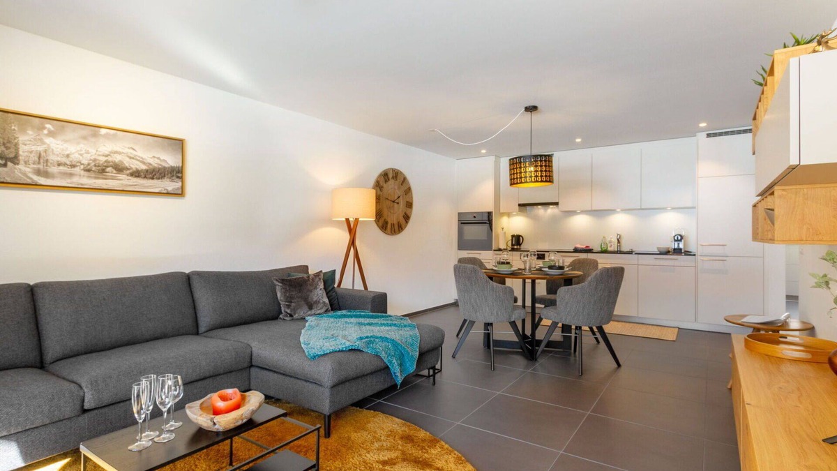 Blausee Apartment | Beautiful apartment for 4 people with WIFI, TV, balcony, panoramic view and parking