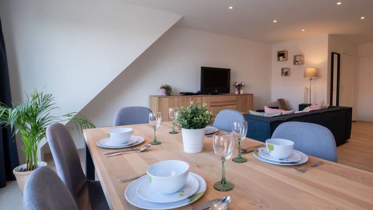 Bredene Apartment | Beautiful apartment for 4 guests with WIFI and TV