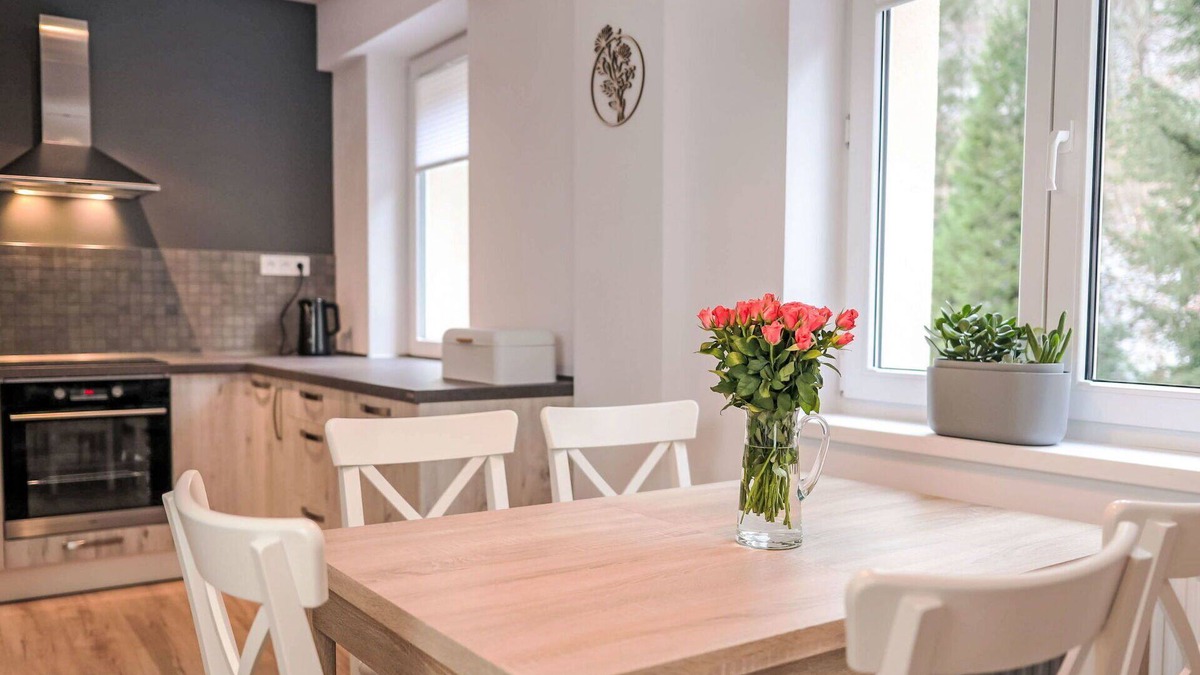 Jachymov Apartment | Beautiful apartment for 5 people with WIFI, TV and panoramic view