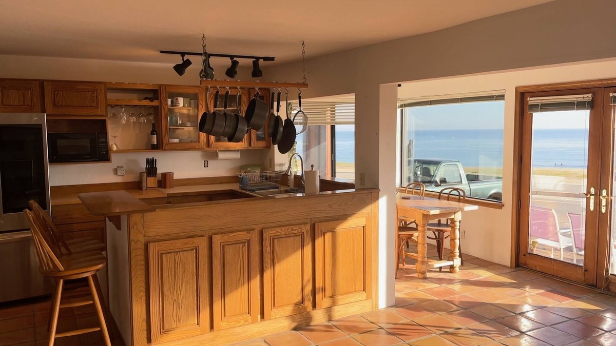 Opal Cliffs Apartment | Beautiful beachfront home with unobstructed ocean views