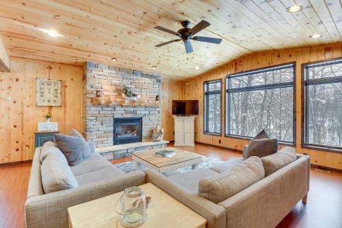 Crosslake House | Beautiful Breezy Point Home with Beach and Dock!