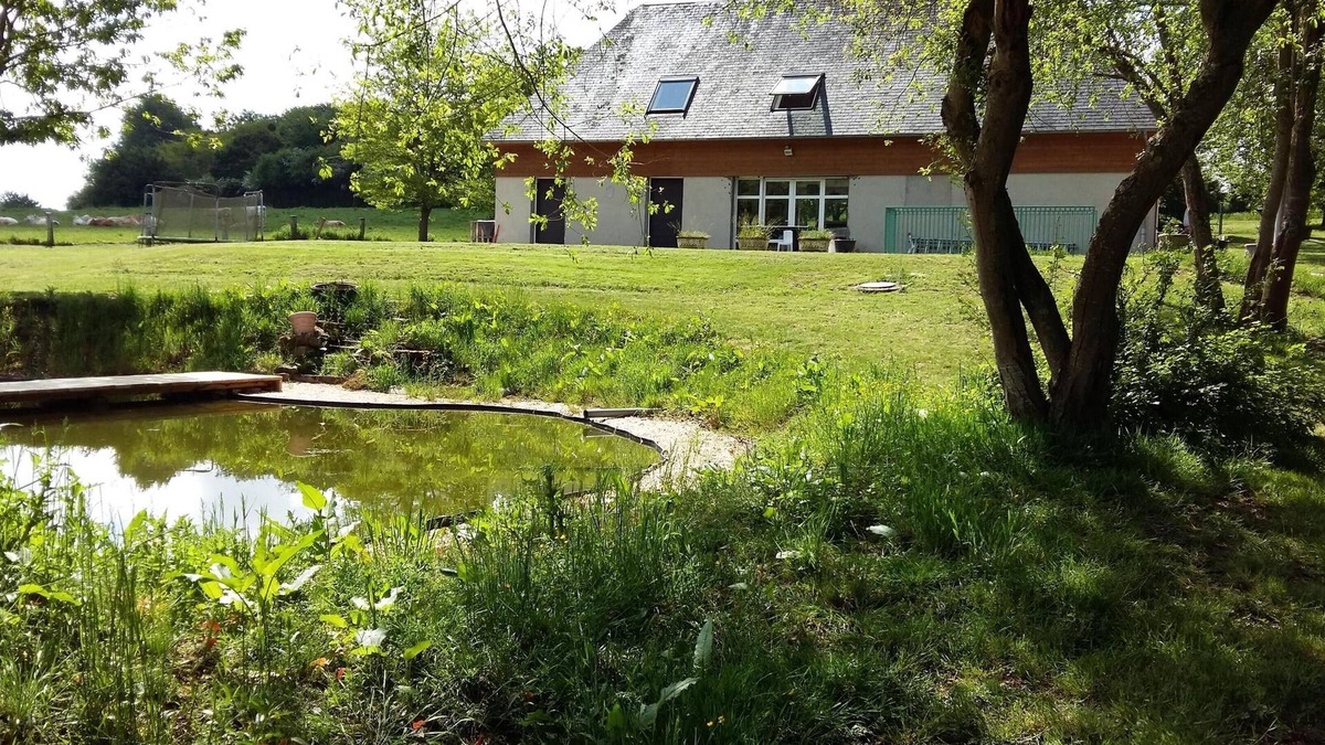Marolles House | BEAUTIFUL CHARACTER COUNTRY HOUSE Plan of water, river, swimming pool