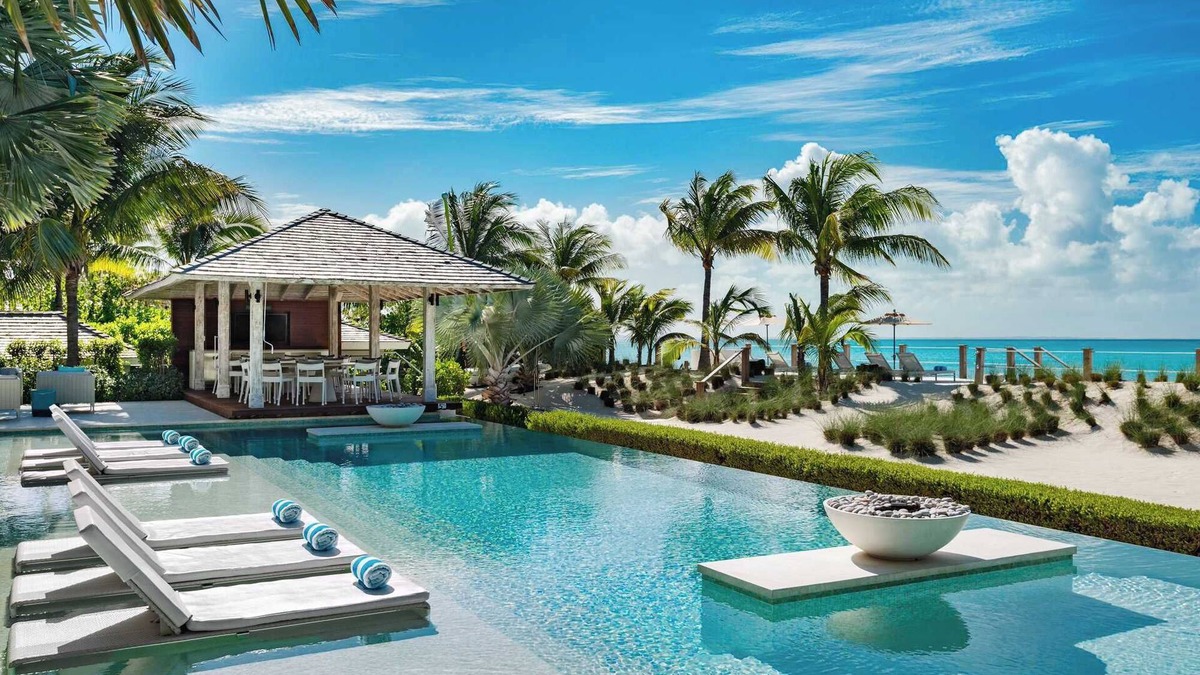 Leeward Settlement Villa | Beautiful contemporary style villa on the beach