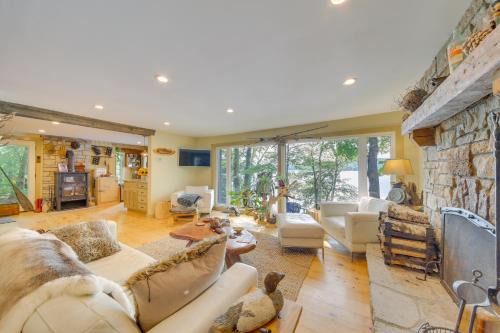 Embden House | Beautiful Embden Pond Cabin with Dock and Kayaks!